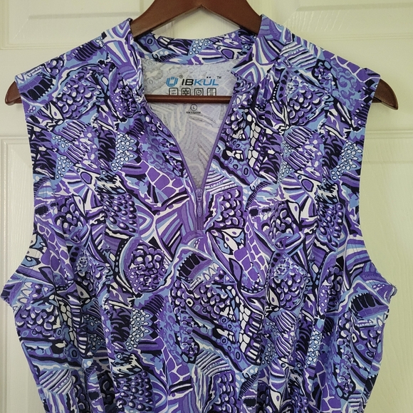 IBKUL Sleeveless Drawstring Dress - Picture 3 of 11